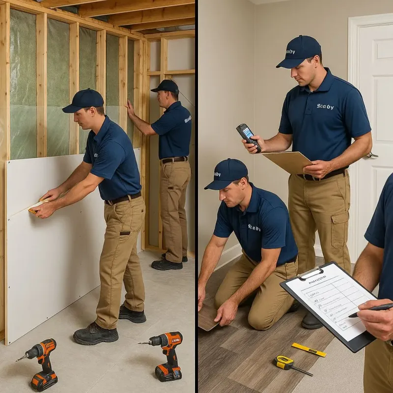 Repairs and Reconstruction process in Rhinelander, WI